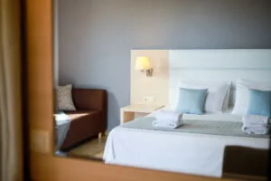 Exclusive room bed with sofa