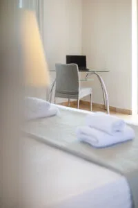 Exclusive room with table