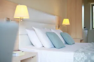 Superior Classic room pillows on bed
