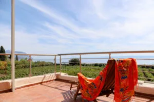 balcony with view