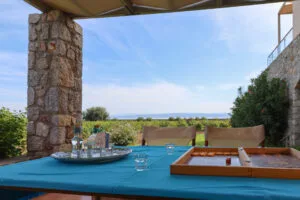 outdoor furniture at Enalia Gi hotel