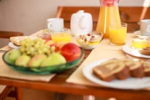 breakfast at Enalia Gi hotel