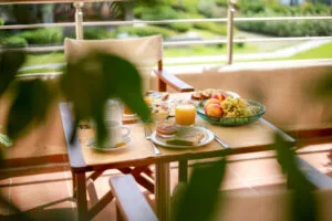 breakfast at Enalia Gi hotel